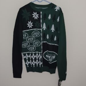 NFL Green and Black Crewneck Sweater
